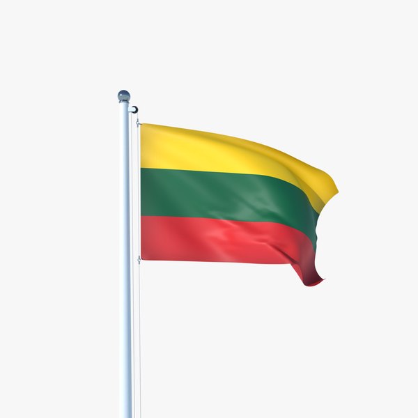 3D Animated Flag of Lithuania