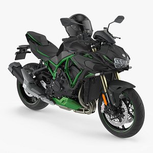 Kawasaki Z and Helmet