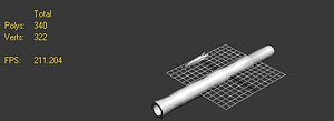 Template blow pipe w/ dart