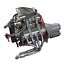 Car Engine with Blower