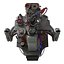 Car Engine with Blower