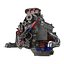 Car Engine with Blower
