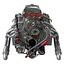 Car Engine with Blower