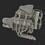 Car Engine with Blower