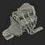 Car Engine with Blower