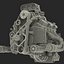 Car Engine with Blower