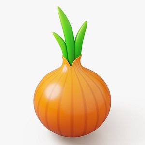 Stylized Onion 3D model