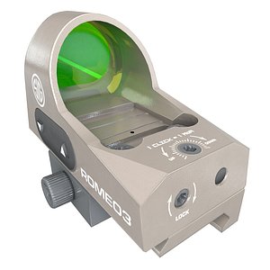 Tactical Sight Sig Sauer Romeo 3 3D model