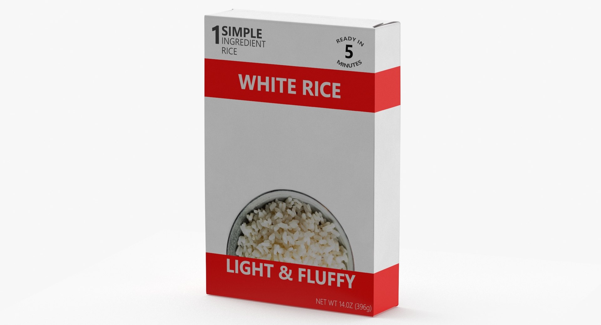 3D Boxed Instant Rice Blank And Generic Label Model - TurboSquid 1995318