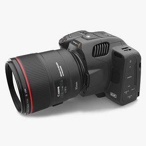 Camera Blackmagic Design 6K G2 with Lens 3D model