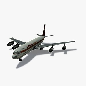 b 707-300 qantas 707 3ds