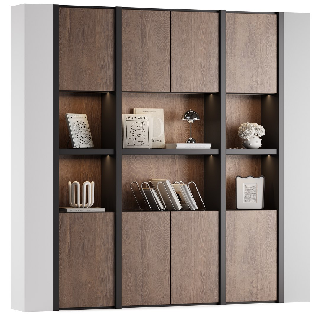 Bookcase 04 3D Model - TurboSquid 2416938