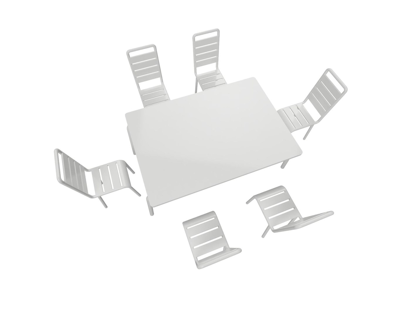 Outdoor Dining Table 3D Model - TurboSquid 2149970