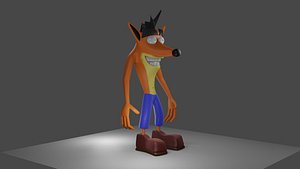 Crash Bandicoot Rigged for Blender