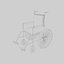 Vieux fauteuil roulant