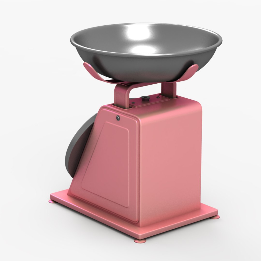 3d Model Kitchen Scale