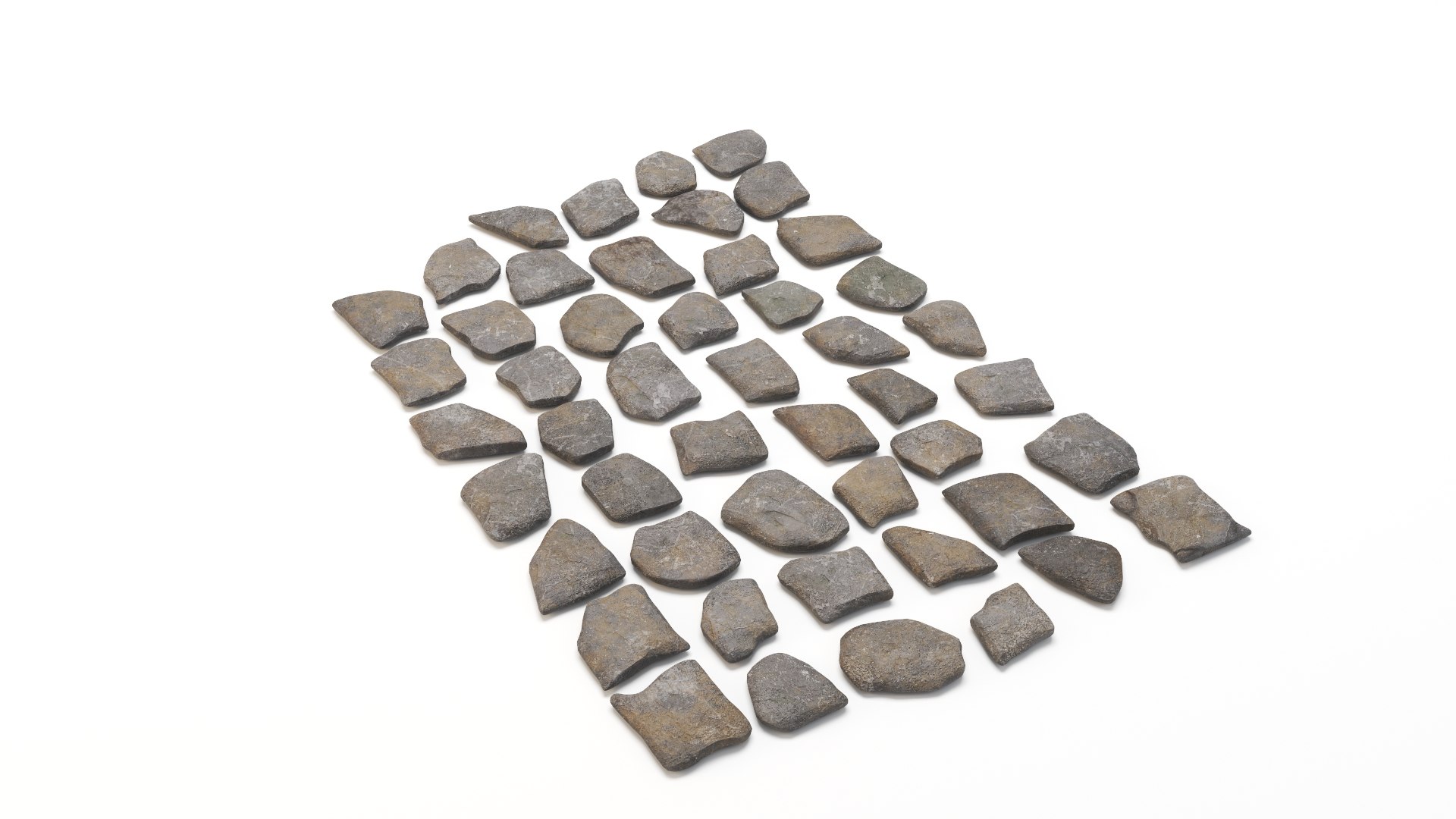 Stepping Stones 3D Model - TurboSquid 1578776