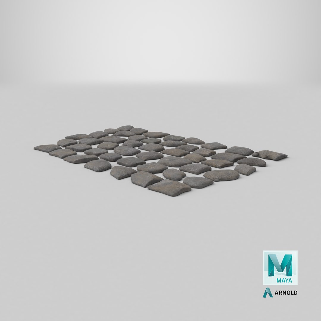 Stepping Stones 3D Model - TurboSquid 1578776