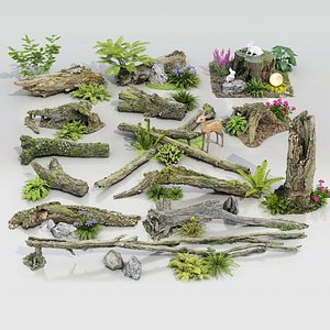 Natural Forest Deadwood Model Kit