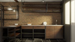 Industrial Kitchen Set