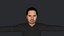 Personaggio 3D completamente truccato di Michael Pena, corpo pieno, iperrealistico