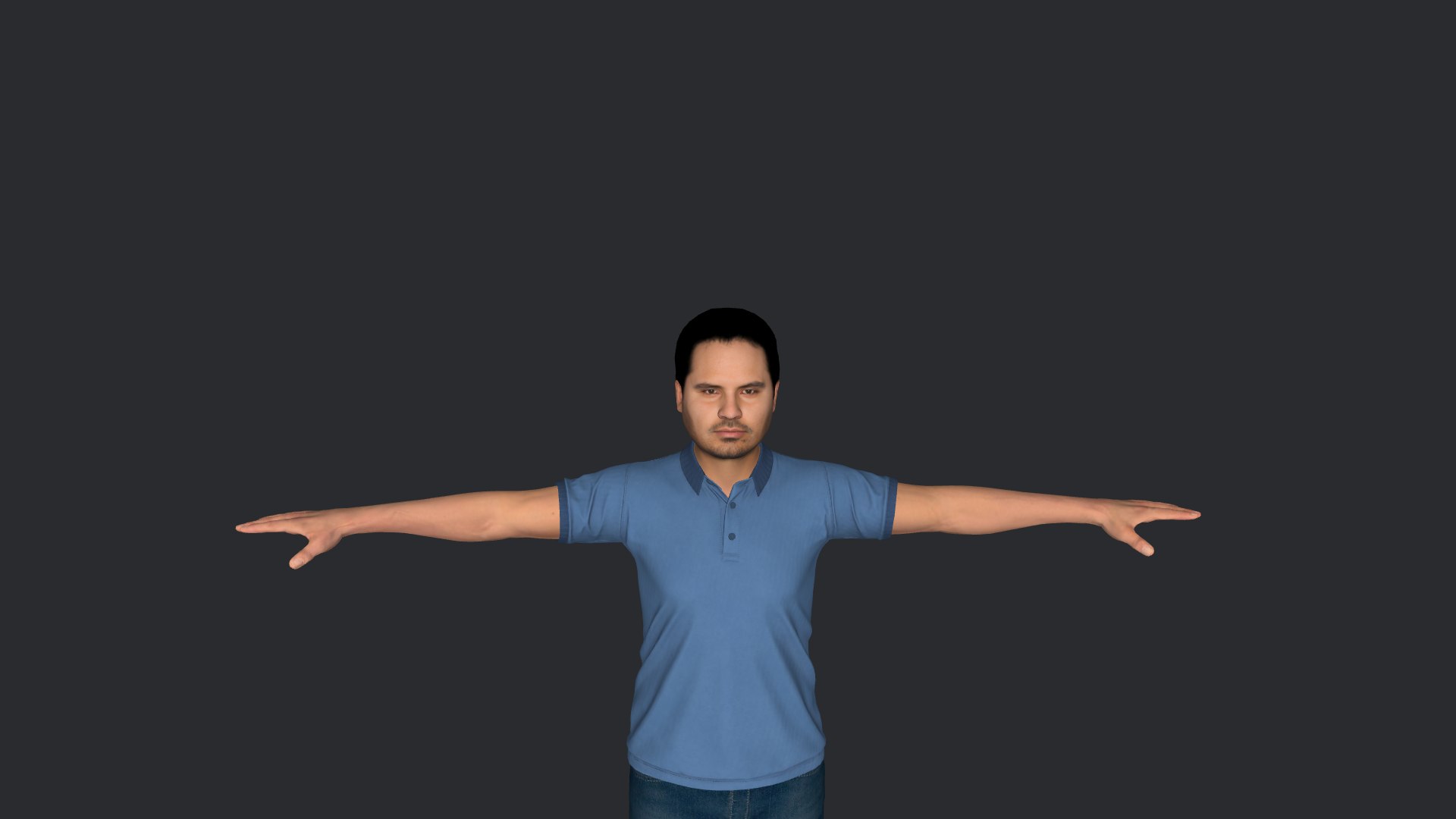 Michael Pena Hyper Realistic Full Body Fully Rigged 3D Character 3D model https://p.turbosquid.com/ts-thumb/Gc/O1qZDJ/aZ/model21/png/1715602944/1920x1080/fit_q87/e7afc8d5f142196c03c90ec178d73f5d8219ef80/model21.jpg