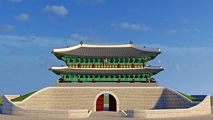 Sungnyemun Gate 3D model