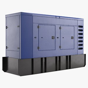 3D model big portable generator