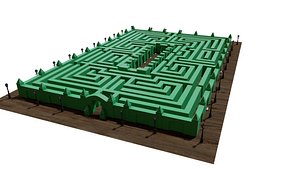 hedge maze model