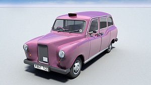 Pink taxi