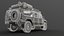 Apocalypse SUV 3D Model  Armored Off-Road Vehicle 3D model