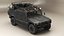 Apocalypse SUV 3D Model  Armored Off-Road Vehicle 3D model