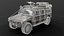 Apocalypse SUV 3D Model  Armored Off-Road Vehicle 3D model