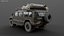 Apocalypse SUV 3D Model  Armored Off-Road Vehicle 3D model