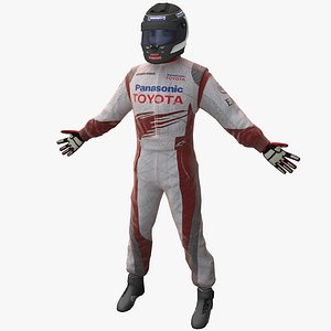 Racing Driver Toyota Rigged