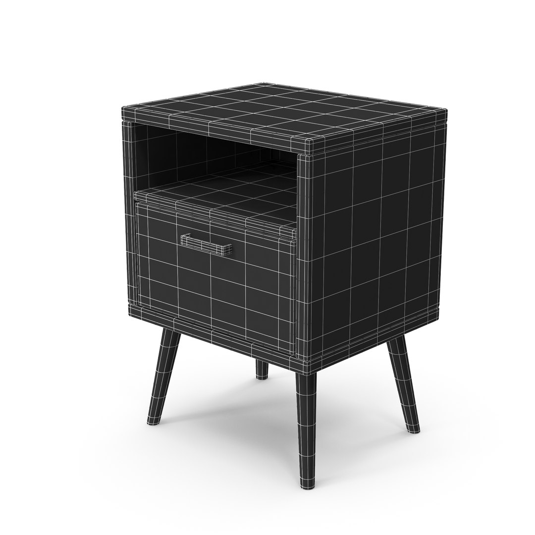 3D Model Bedside Table - TurboSquid 1837836