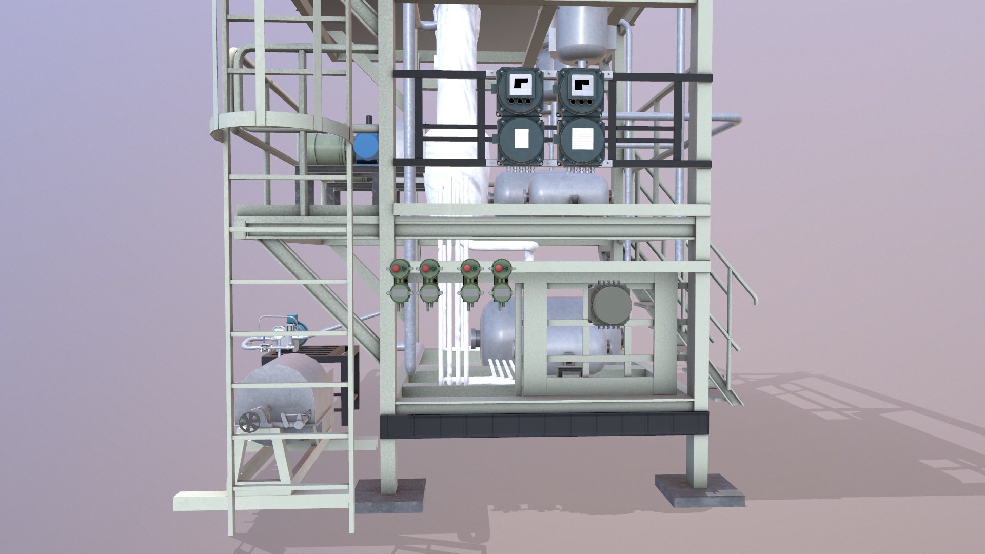 3D Distillation Plant - TurboSquid 2288361