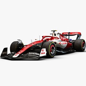 3D F1 Alpha Romeo C42 2022 model
