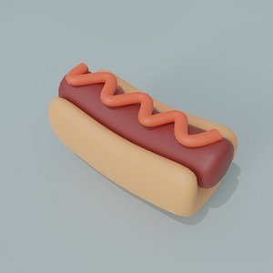 hotdog 3D model