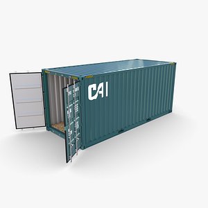 20ft Shipping Container CAI v3 model