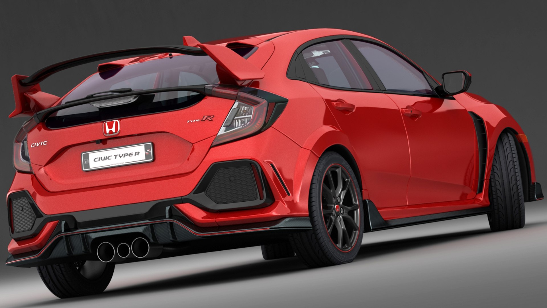 3D Honda Civic Type R - TurboSquid 1294004