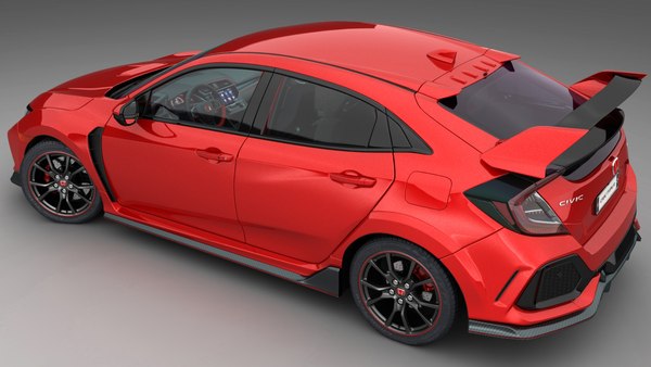 3D honda civic type r - TurboSquid 1294004