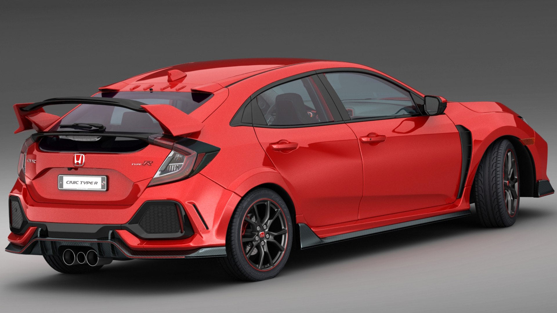 3D Honda Civic Type R - TurboSquid 1294004