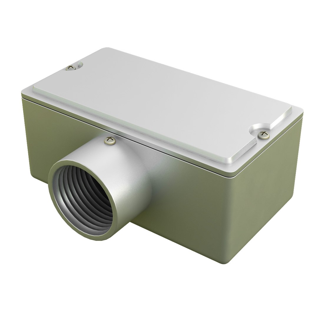 3d Model Of Small Electrical Junction Box vrogue.co