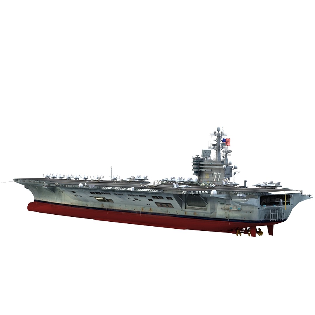 3d Uss George H W Bush Model