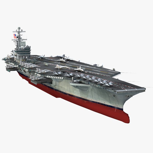 3d uss george h w bush model