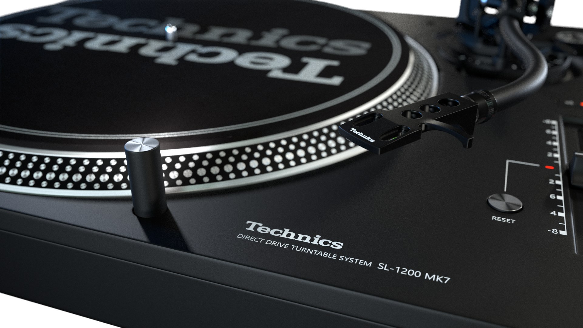 3D technics sl-1200 mk7 turntable - TurboSquid 1536729