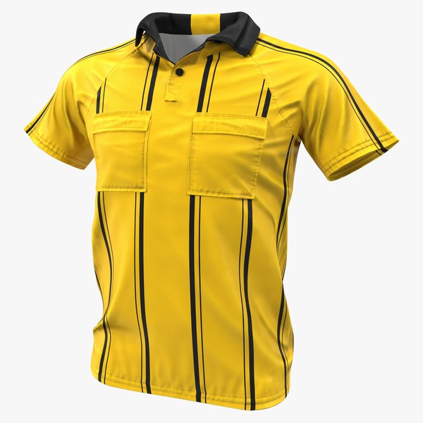 yellow referees jersey 3ds