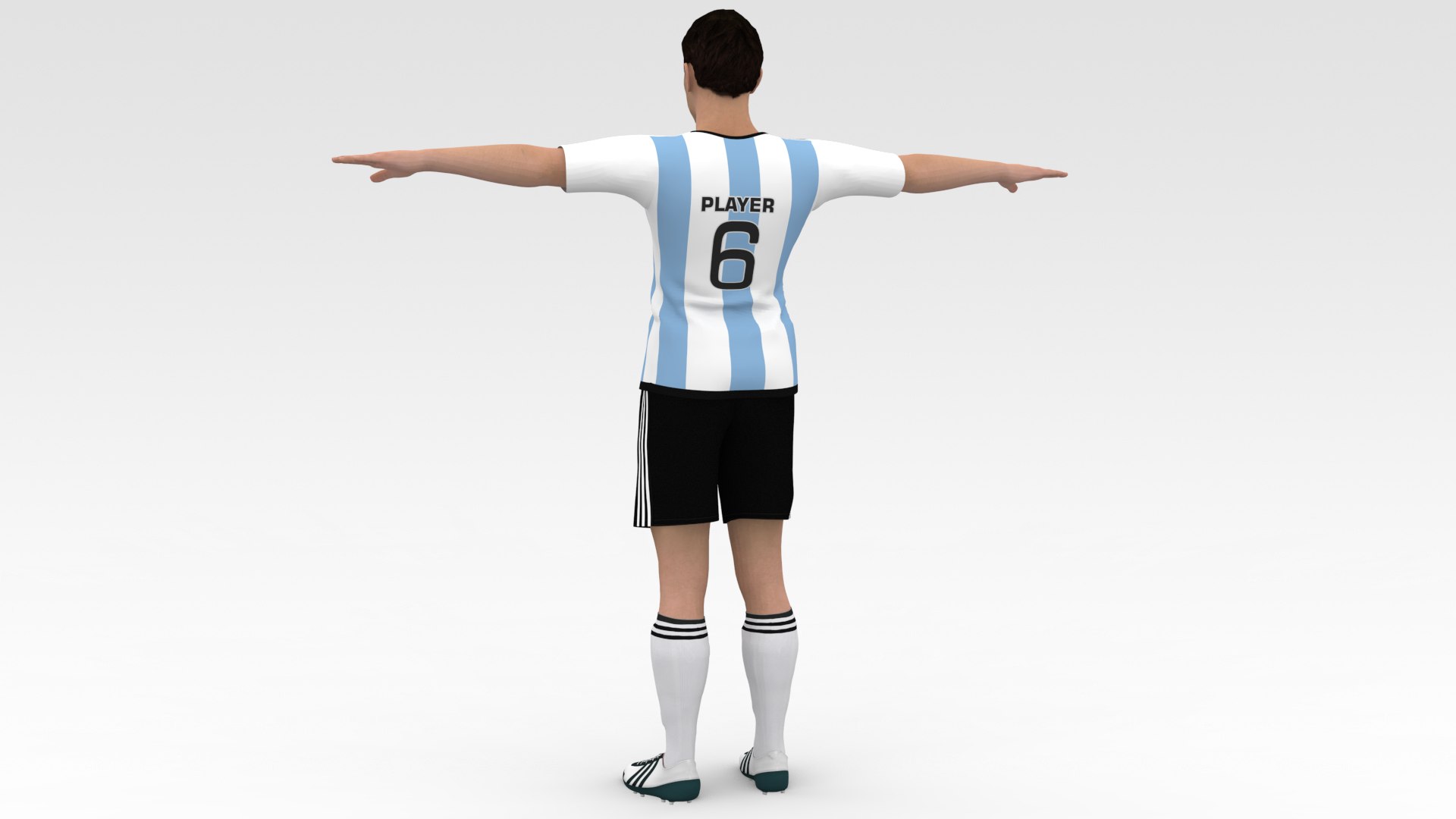 3D Soccer Player Model - TurboSquid 2322848