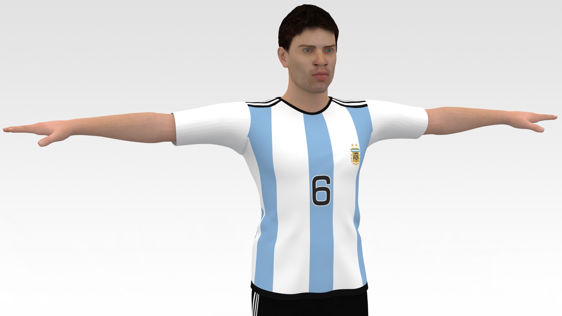 3D Soccer Player Model - TurboSquid 2322848